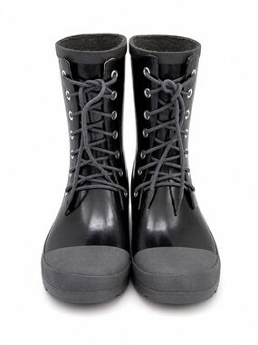 Electric Karma, Women’s,Black And Grey Rain Boots.Size-7